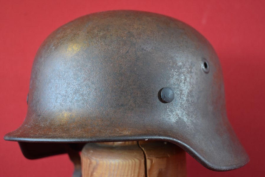 WW2 GERMAN ARMY COMBAT HELMET-SOLD